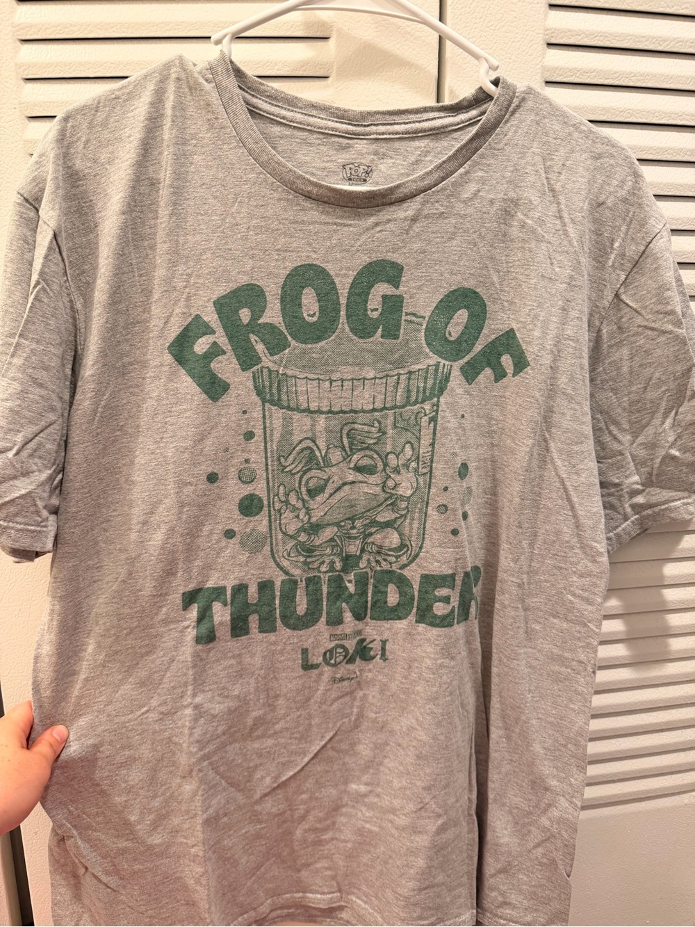 Grey Loki 'Frog of Thunder' Graphic Tee